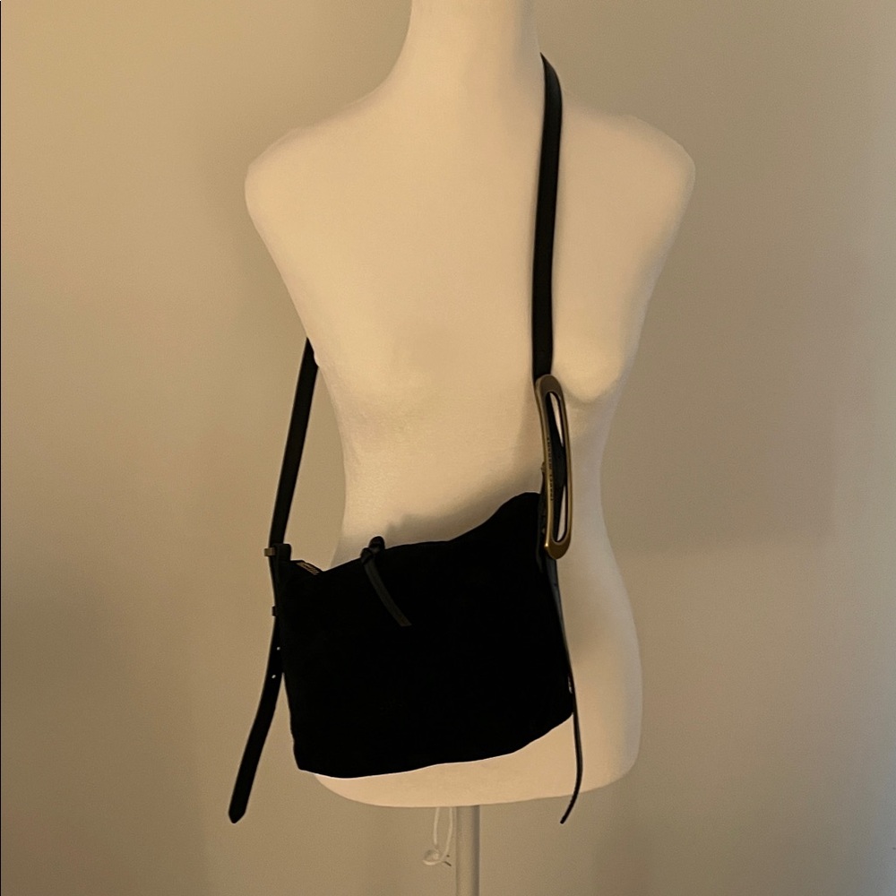 Isabel Marant Leyden Suede Black Shoulder Bag. Excellent condition. No dust bag